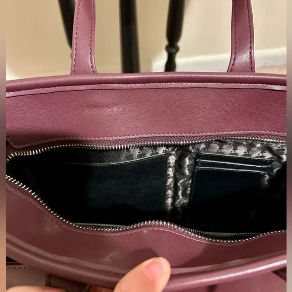 Karl Lagerfeld Burgundy Tote Bag - Picture 6 of 8